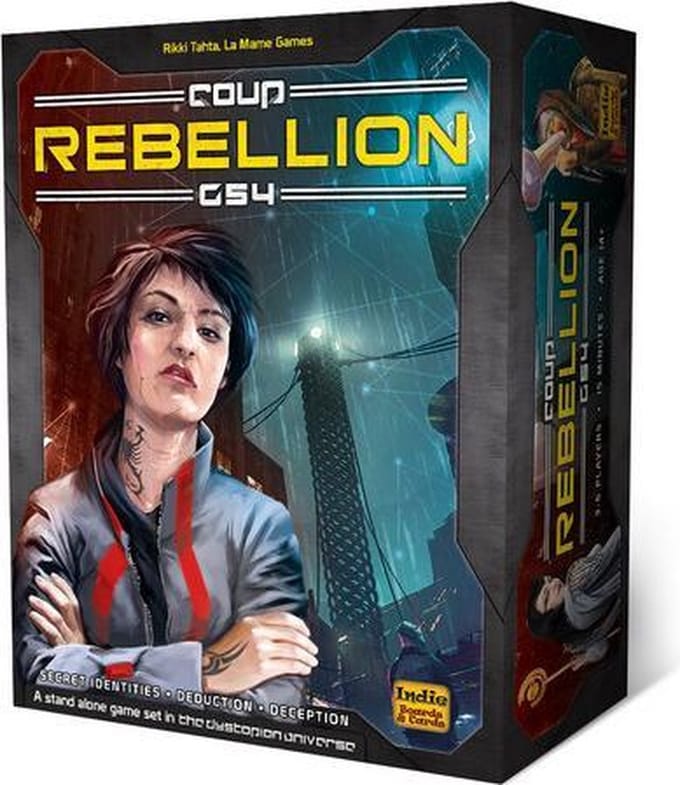 Asmodee kaartspel Coup Rebellion G54 strategisch spel Engels.
