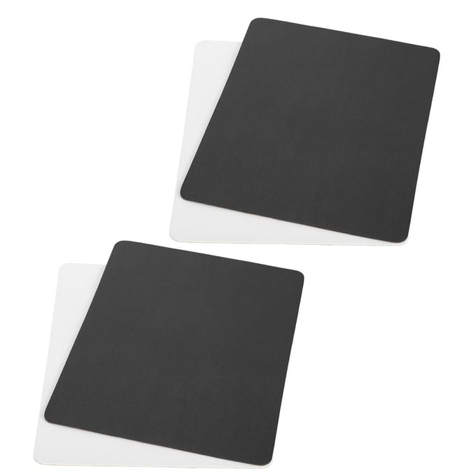 4 stuks Naaimachine Voetpedaalmat Antislip Rubber Naaipedaal Pad Geluidsreductie Naaimachine white