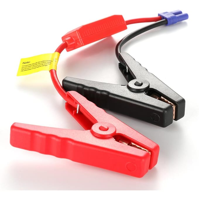 Câble de démarrage de voiture d'urgence universel avec pinces batterie red