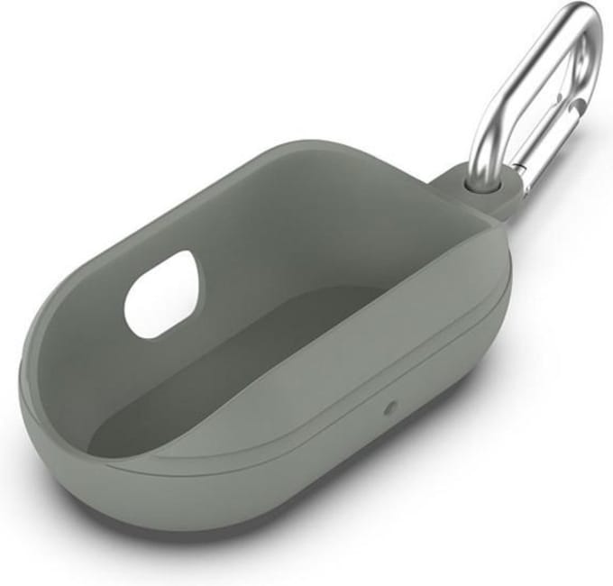 KELERINO. Hoesje geschikt voor Samsung Galaxy Buds - Half Open - Grijs