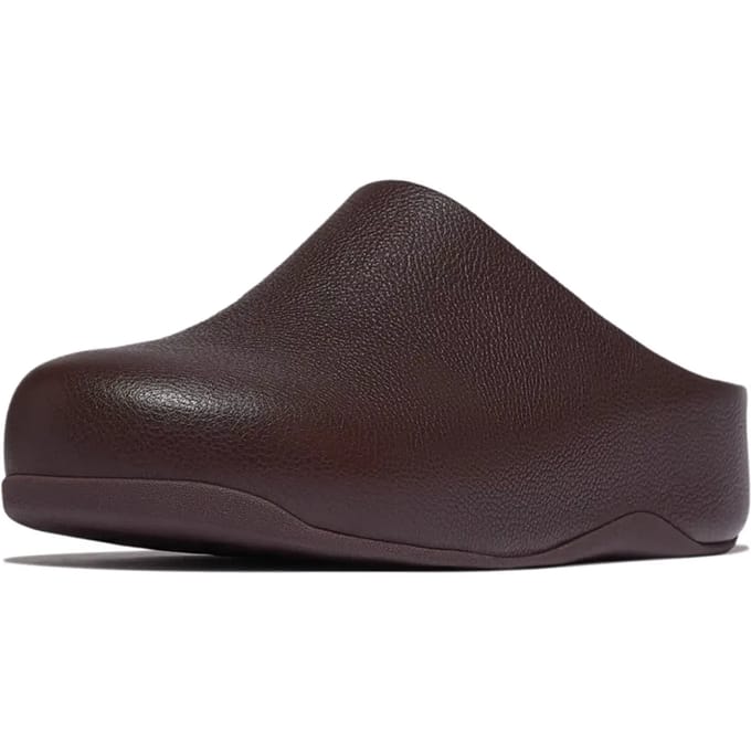 FitFlop FitFlop Shuv Tumbled-Leather Clogs - Maat 36