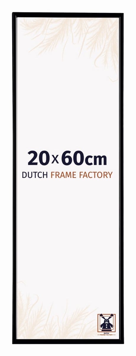 Fotolijst 20x60 cm - Kunststof - Zwart Mat - Easy