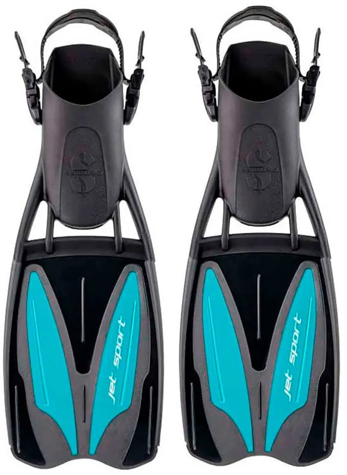Scubapro Jet Sport Open Heel Duikvinnen Zwart EU 43-46