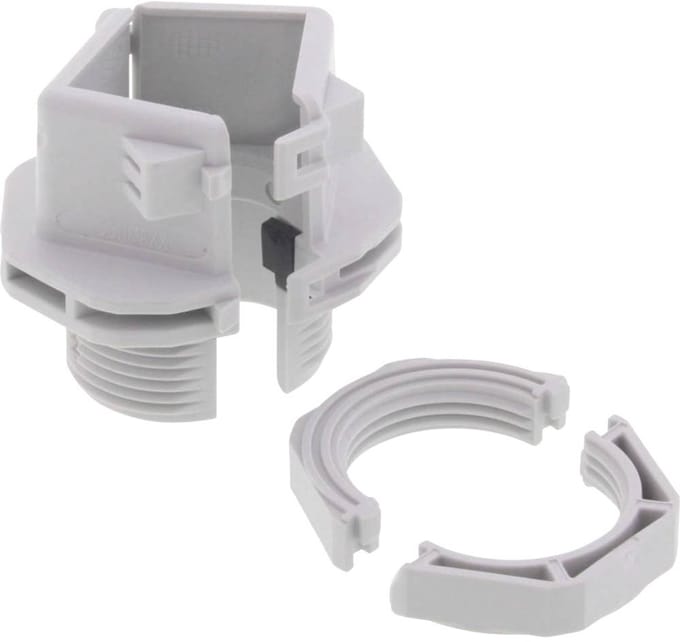 Wiska 10108664 Wartel M25 Polyamide Grijs-wit (RAL 7035) 1 stuk(s)