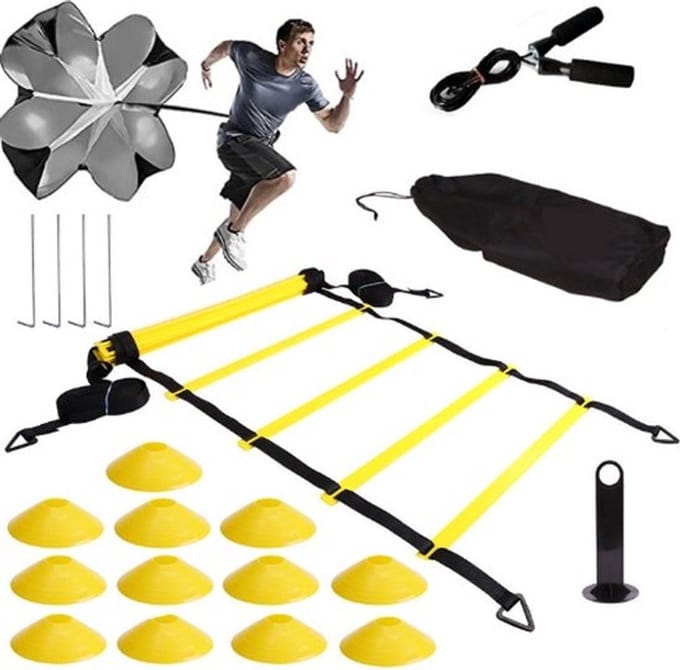 Nixnix® - Voetbaltrainingsset accessoires - Voetbaltraining - 18 delig