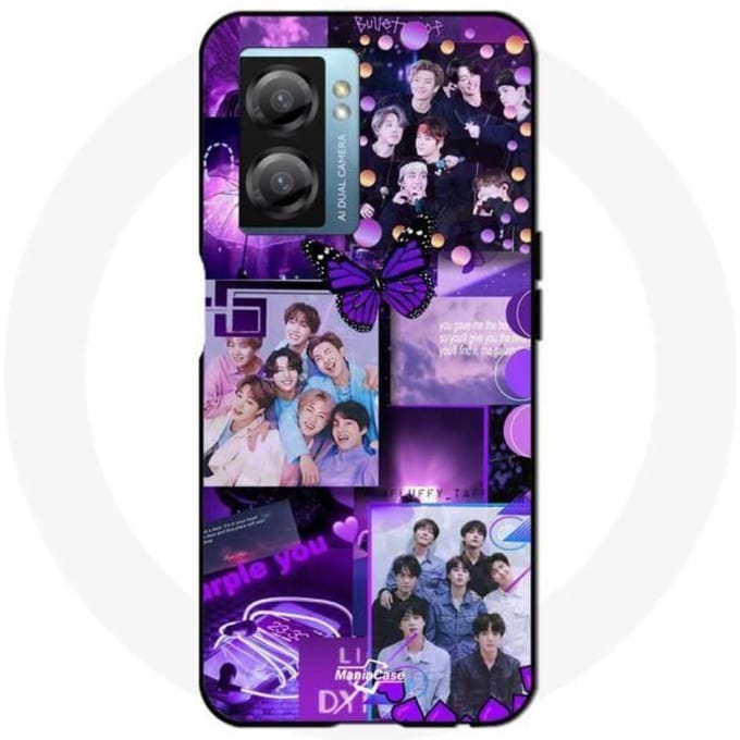 Oppo A77 5G BTS concept paarse behuizing