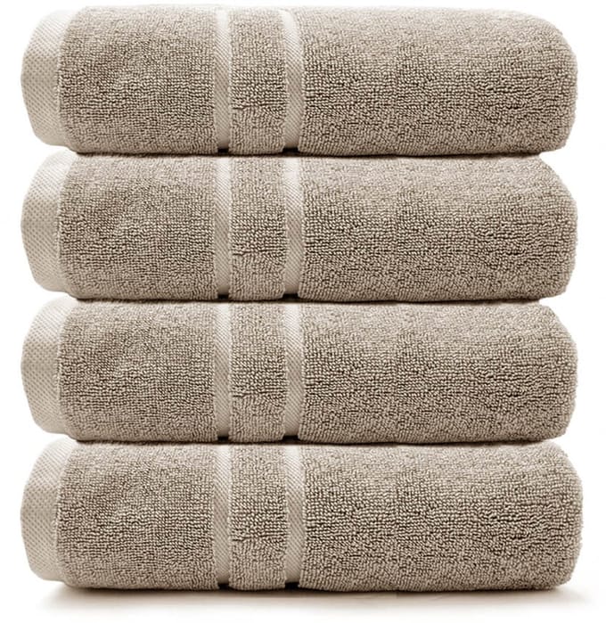 HOOMstyle Gastendoekje Boutique - 4 stuks - 30x50cm - Taupe