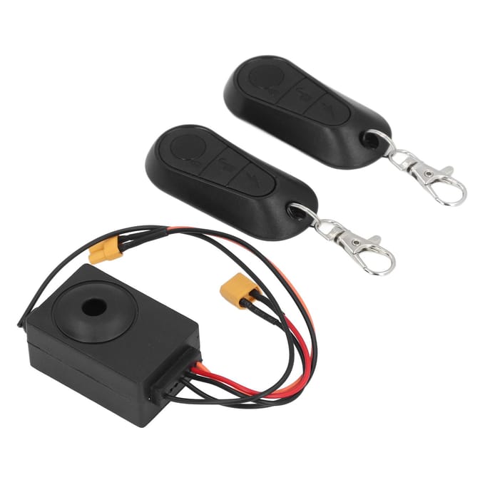 Elektrische Scooter Alarm met Afstandsbediening Anti-Diefstal Beveiliging XT30 Poort Elektrische Fiets Alarm voor M365 PRO gray