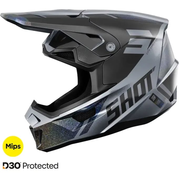 Volle motorhelm Shot Race Gear Lite Ultra
