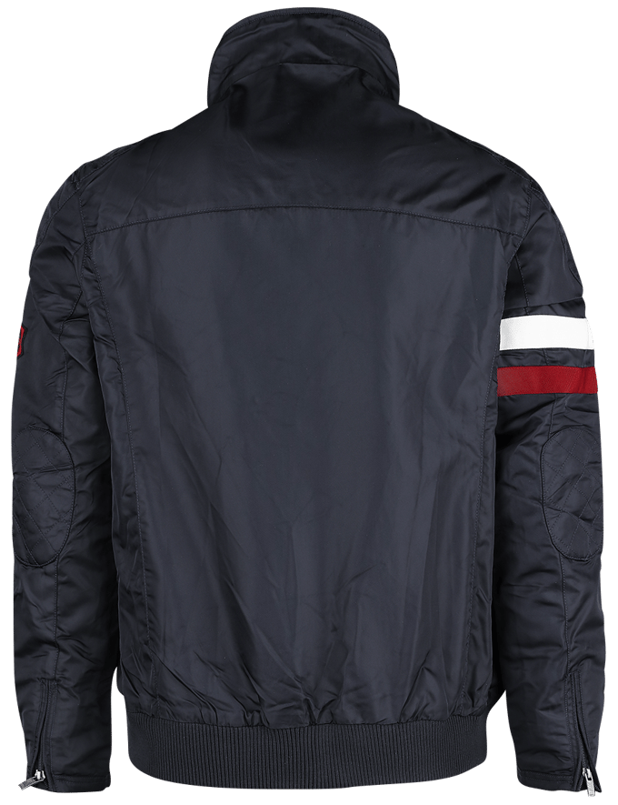 Goodyear - Rockabilly Tussenseizoensjas - Indiana - S tot 3XL - voor Mannen - navy