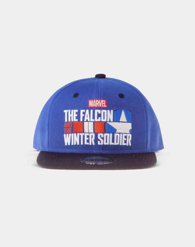 Marvel The Falcon And The Winter Soldier - Logo Snapback Pet - Blauw