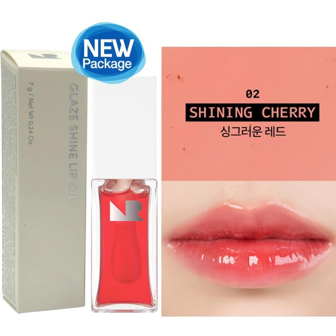 [NATURE REPUBLIC] Glaze Shine Lip Oil 7g (1pc) #02 Shining Cherry
