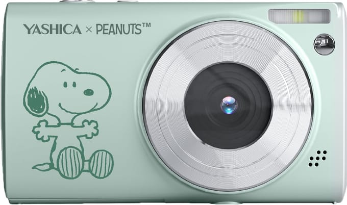 Yashica Peanuts Compactcamera 30 MP Blauw