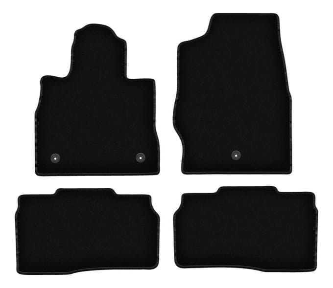 BASIC zwarte velours matten voor: Ford Explorer MK6 ST-Line pick-up (2019-)