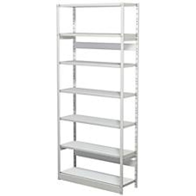 Complete stelling PROGRESS 500 T, basissectie, zonder achterwand, H 2250 x B 960 x D 300 mm