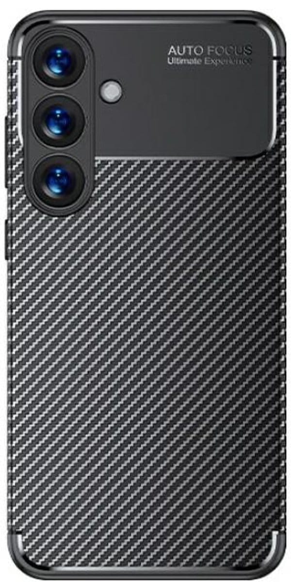 Beline Carbon Armor - Xiaomi Redmi Note 14 - Roestvrijstalen Etui - Zwart