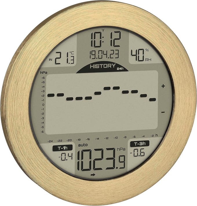 Digitaal Weerstation met Barometer Luchtdruk Thuismetering