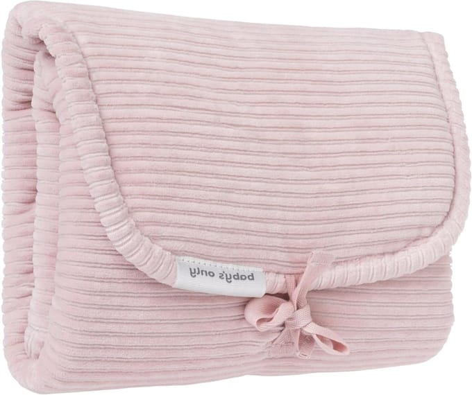 Baby Verschoonmat - Draagbare Mat - Onderweg - Waterafstotend - 68 x 44 cm - Oudroze