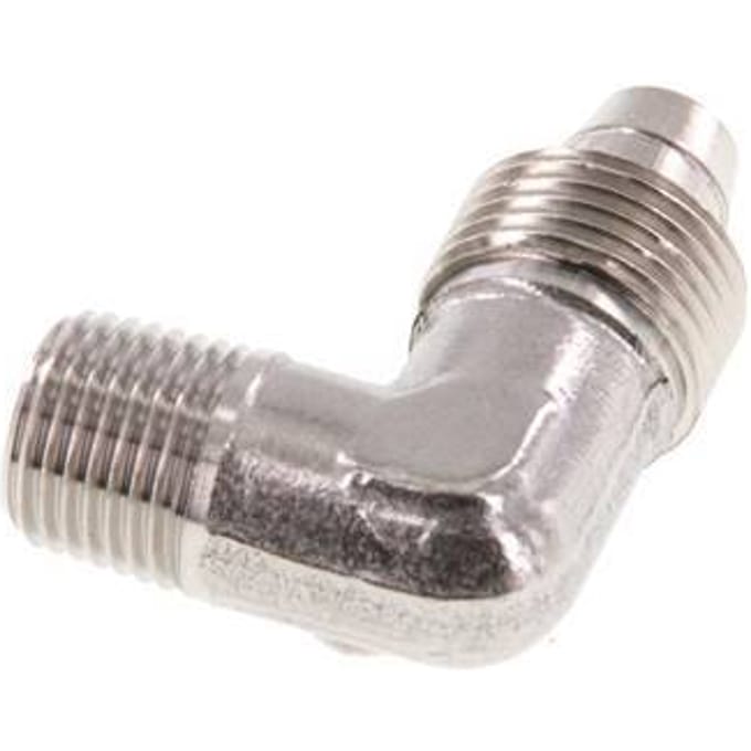 8x6 & R1/8'' RVS 1.4404 L-Opsteekkoppeling Buitendraad