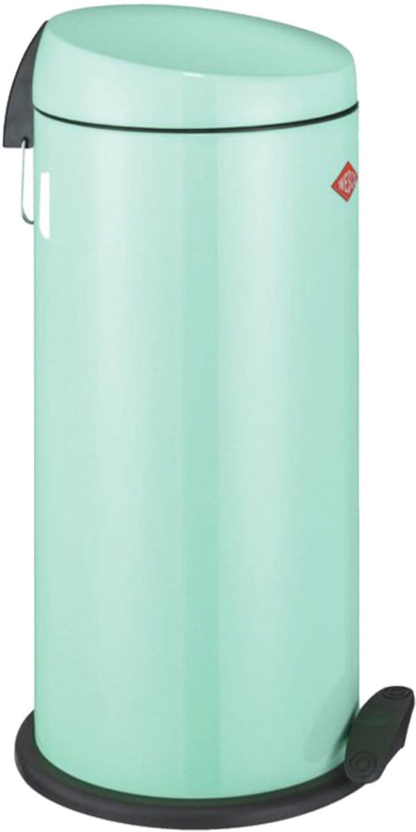 WESCO Capboy Maxi Prullenbak | Pedaalemmer | 22 Liter | Metaal - Mint | Afvalemmer - Made in Germany