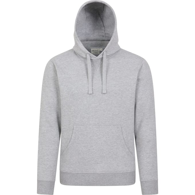 Mountain Warehouse Heren Dorset Effen Hoodie (Lichtgrijs)