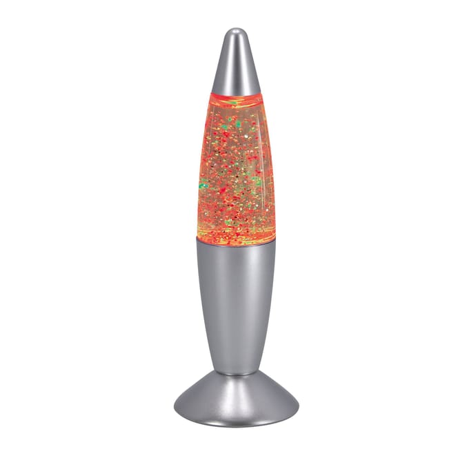 Glitterlamp kleur veranderend 19 cm