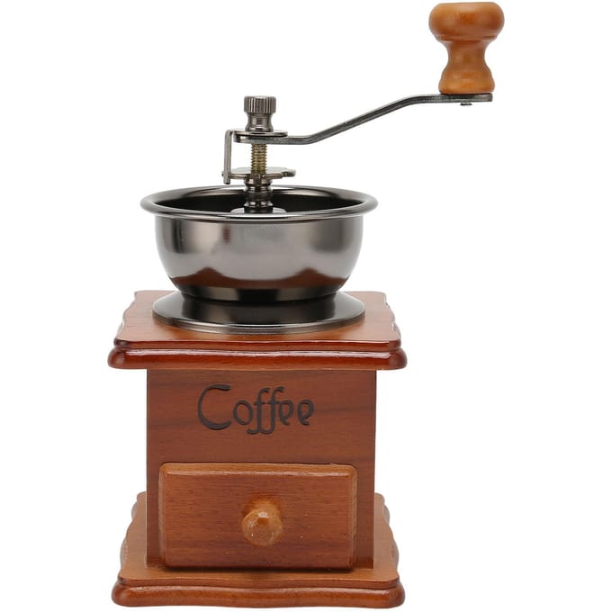 Handmatige Koffiebonenmaler Vintage Stijl Handmatige Koffiemolen Grinder voor Thuis Koffiebar Melkthee gray