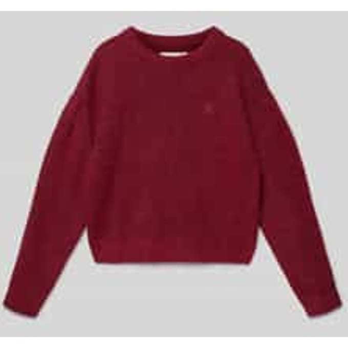 Gebreide pullover met wol