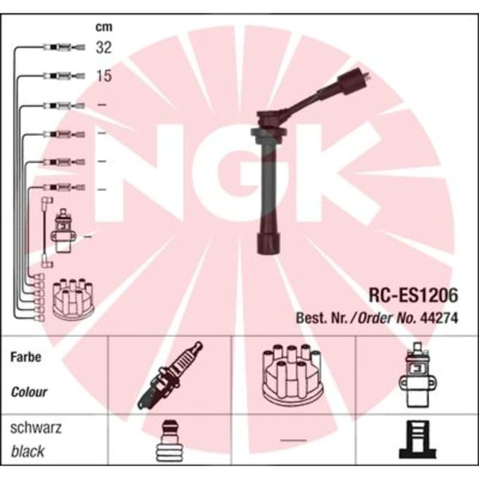 Bougiekabelset NGK 44274