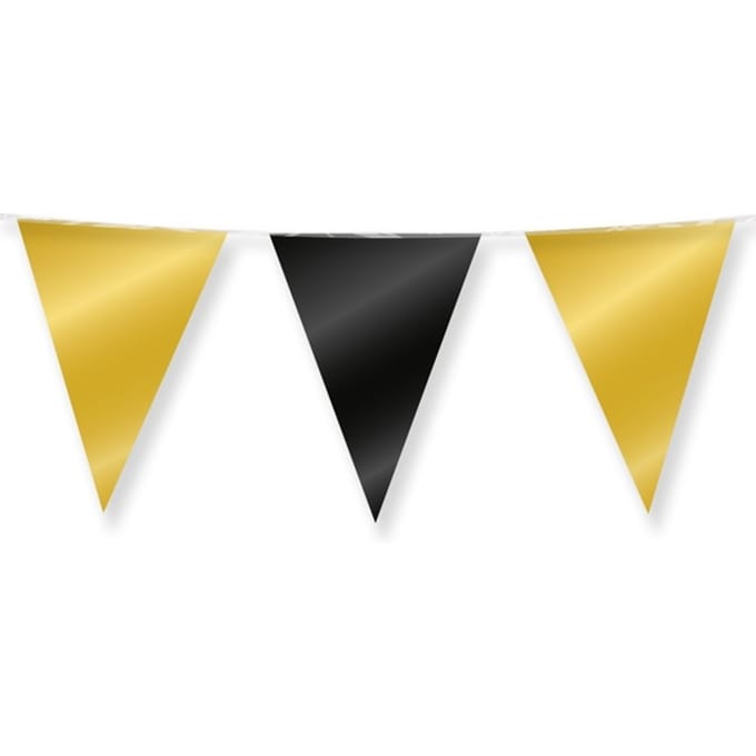 Paperdreams - Vlaggenlijn Gold & Black