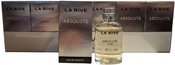 La Rive Absolute Sport parfum voordeelverpakking heren van 6 stuks x 30 ml