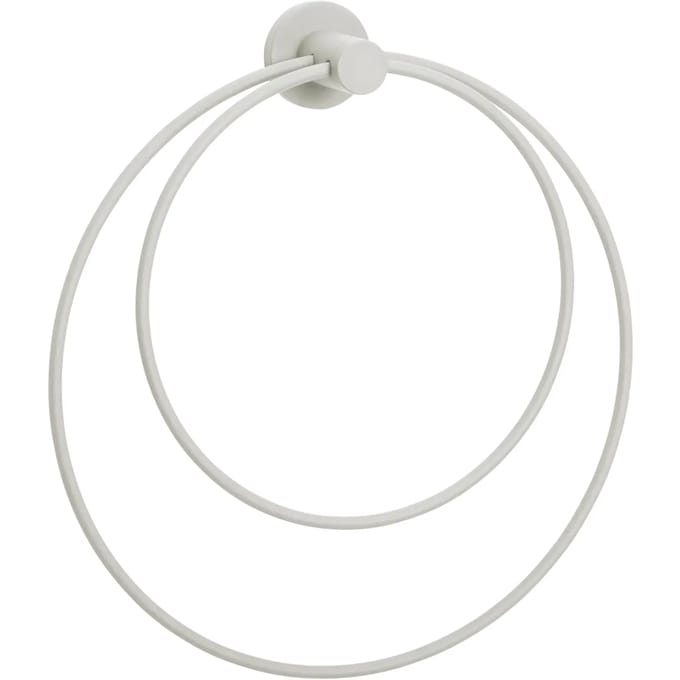Hübsch handdoekenhouder Loop lichtgrijs