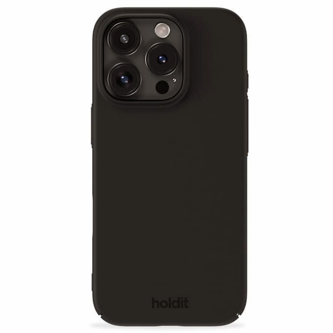 Holdit Slim Case geschikt voor Apple iPhone 16 Pro Max - Zwart