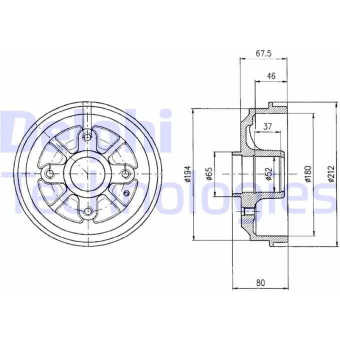 Remtrommel DELPHI BF324
