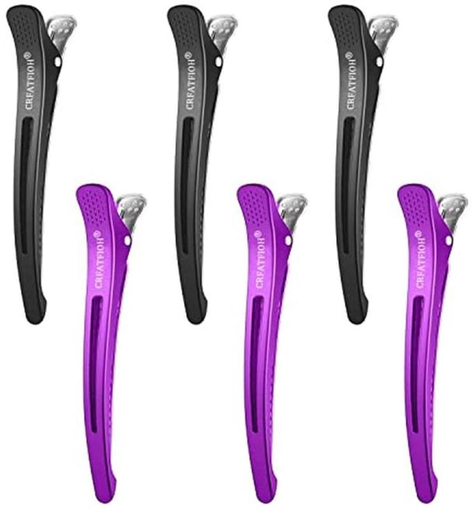 Haarspelden Set van 6 - Grote Eendensnavel Haarclips voor Haarstyling en Kappersbenodigdheden