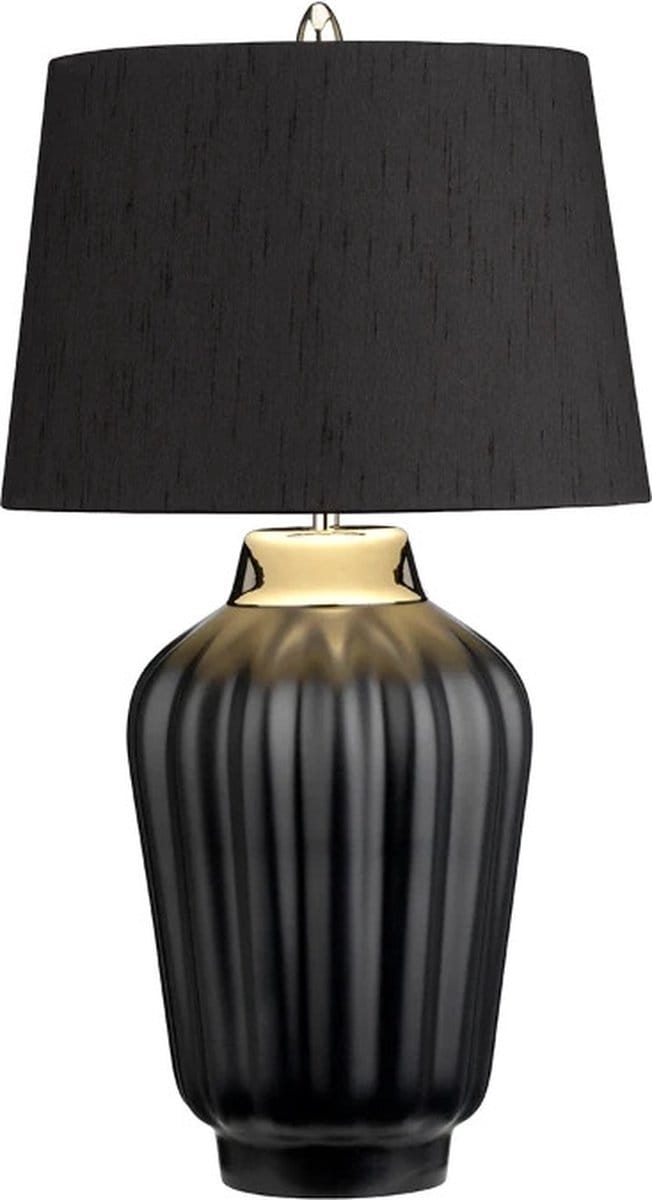 Quintiesse LED Tafellamp Bexley | 1X E27 Max 60W | Black & Polished Nickel