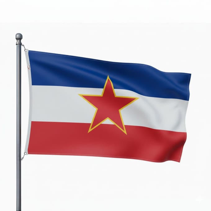 Trasal – vlag Joegoslavië – joegoslavische vlag 150x90cm