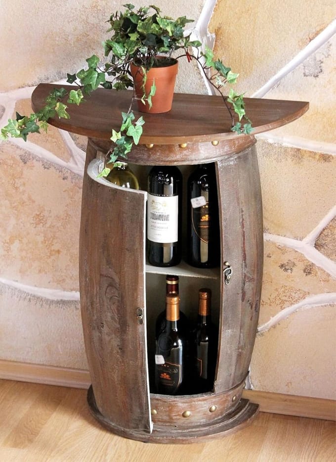 DD® Barkast - Drankkast - Barmeubel - 60x30x75cm - Bruin