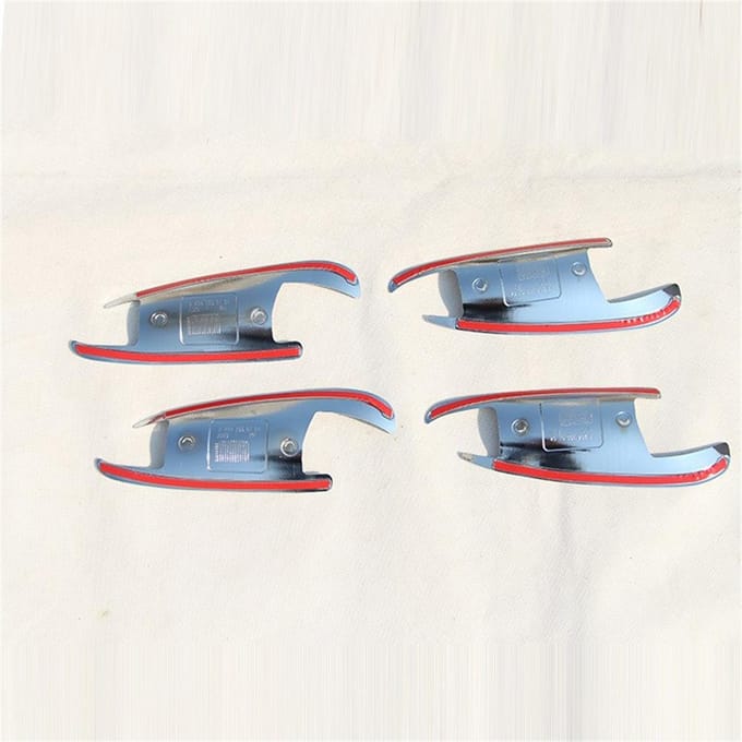 4 STUKS Chrome Deurklink Kom Cover Trim Voor Benz BCE GLK ML GL GLE GLS Klasse gray