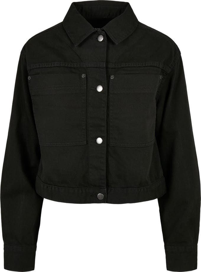 Urban Classics - Short Boxy Worker Jacket - 3XL - Zwart