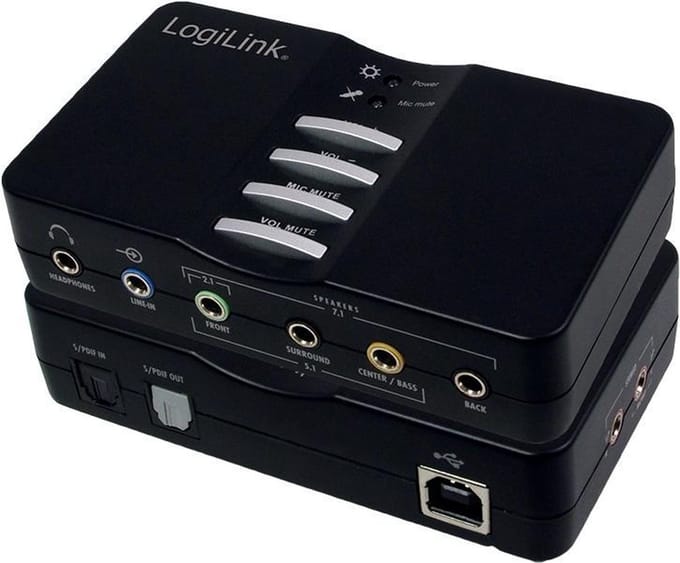 LogiLink USB Sound Box Dolby 7.1 8-Channel 7.1kanalen USB