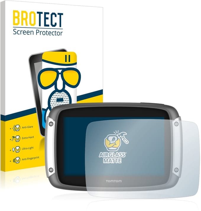 BROTECT - Screenprotector voor TomTom Rider 400 - Folie Beschermfolie Beschermglas matte