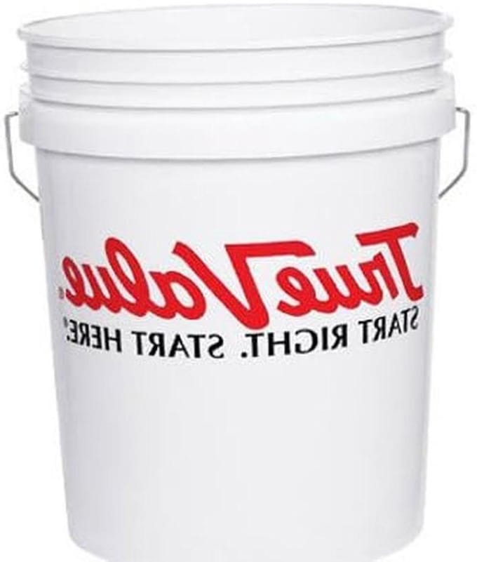 Plastic Emmer - Opslagbak - Verf Klussen - Inclusief Deksel - 5 Gallon - Wit