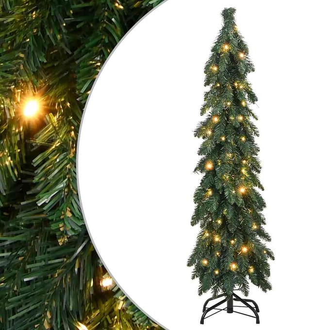 vidaXL - Kunstkerstboom - met - verlichting - 60 - LED's - 120 - cm