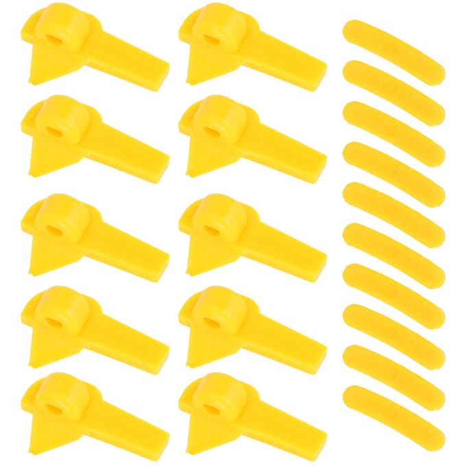 20 stuks Bandenwisselaar Montage Demontage Kop Eendenbek Inzetstuk Velgbeschermer yellow