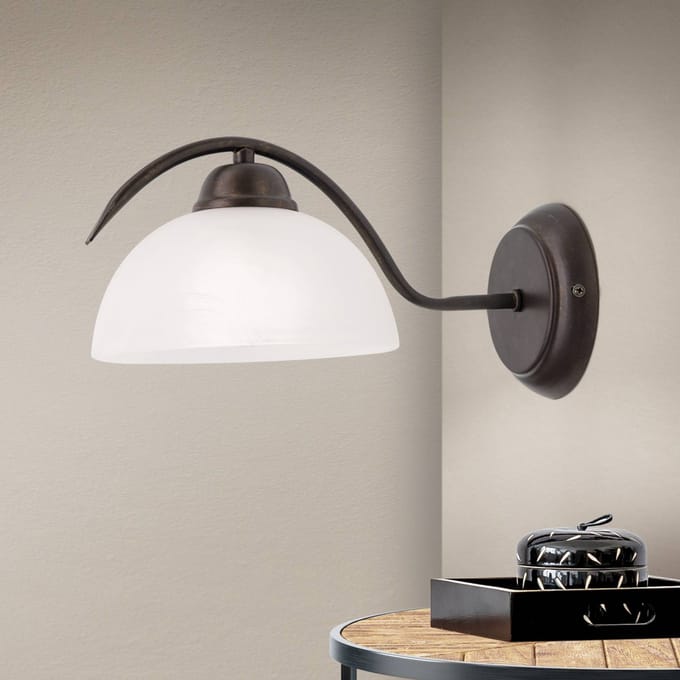 ORION Wandlamp Marco met albastglas