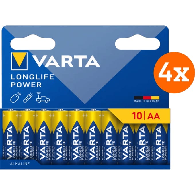 Varta Longlife Power AA Pack 40 stuks