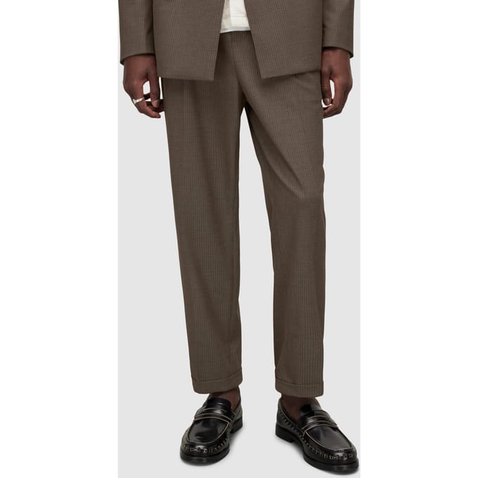 AllSaints Dante Trouser Light Brown Größe: W36 | Maßgeschneiderte Hosen Outlet | Herren | Braun