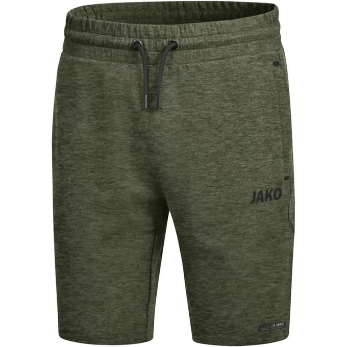 Jako Premium Basics Short Heren - Kaki Gemeleerd | Maat: M