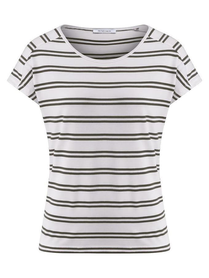 Shirt ronde hals Van Peter Hahn wit
